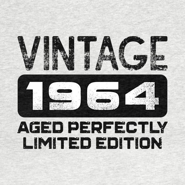 Birthday Gift Vintage 1964 Aged Perfectly by colorsplash